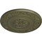 Ekena Millwork Milan Ceiling Medallion, Hand-Painted Painted Turtle, 47 5/8"OD x 2 3/4"P CM47MIPTF - alternate 3